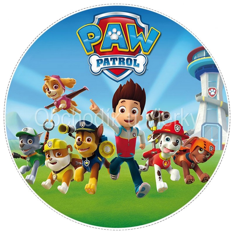 Jedlý obrázok Paw Patrol č. 8134,01